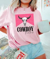 Western Cowboy Killer, Country Music Shirt, Vintage Inspired Tee Shirt, Western Graphic Tee, Retro T-Shirt, Womens Shirt