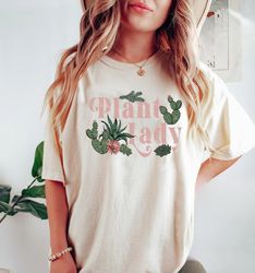 Plant Lady Vintage Shirt, Plant Gift, Plant Lover Shirt, Gardening Shirt, Plant Lover Graphic Tee, Plant T Shirt, Retro