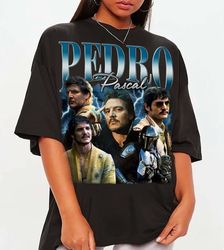 Vintage Pedro Pascal Shirt Retro 90s,Narco Pedro Pascal Fans Gift, Gift for fans, Pedro Pascal Tribute Celebrity Shirt