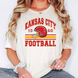 Kansas Football Shirt, Unisex Kansas Retro Football Shirt, Kansas Football Shirts