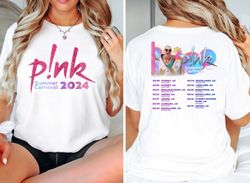 P!nk Summer Carnival 2024, Trustfall Album Tee, Pink Singer Tour, Music Festival Shirt, Concert Apparel, Tour Shirt