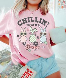 Easter Peeps T-shirt, Hello Spring Tshirt, Funny Kids Easter Tee, Cute Bunny Tee, My Peeps Shirt, Easter Bunny Shirt