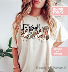 Baseball Mom Shirt, Sports Mom Shirt, Mothers Day Gift, T-ball Mama Mom, Family Baseball Shirt, Baseball Shirt For Women