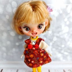 Doll. Petite Blythe with ears. Funny doll