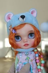 Sold Custom blythe doll Blythe ooak Blythe doll Blythe with natural hair
