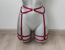 Harness belt, Leg harness belt, Garter harness, Black harness belt, Erotic harness, Sexy harness
