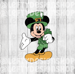 St. Patrick's Day | Mickey Mouse | SVG | PNG | Instant Download
