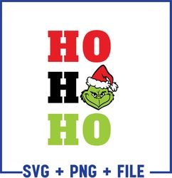 Grinch Face Svg, Grinch Ho Ho Svg, Grinch SVG Bundle, Grinch Ornament, Grinch smile Png, Green Character Svg