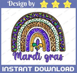 Mardi Gras Rainbow Png Sublimation Design Download, Mardi Gras Design Png, Mardi Gras Rainbow Sublimation Png, Western M