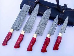Unleash Precision: 5-Pcs Kitchen Knife Set for BBQ Mastery - BM-5010