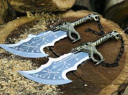 Kratos Blades of Chaos | God of War Twin Blades with Wall Mount
