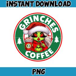 HOT Girl Cartoon Boujee Leopard Coffee Png, Christmas Trending 2023 Png, Colorful Boujee Png (31)