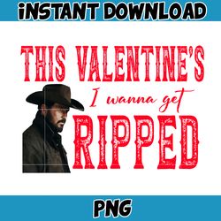 Yellowstone Valentines Sublimation Design, Western Valentine Png, Valentine's Day Png, Instant Dowload (28)