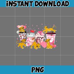 Disney Coffee Valentine Png, Cartoon Valentine Png, Valentine Mouse Story Png (18)