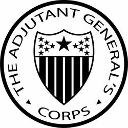 US ARMY ADJUTANT GENERAL,S CORPS-PATCH VECTOR FILE Black white vector outline or line art file