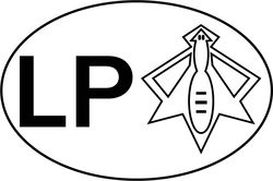 LPA 21st Airlift Squadron patch vector file Black white vector outline or line art file