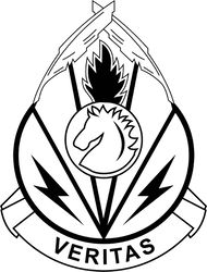 US ARMY 2nd PSYCHOLOGICAL OPERATIONS GROUP PATCH VECTOR FILE Black white vector outline or line art file