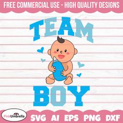 Team Blue Svg, Gender Reveal Svg Png, Gender Svg, Baby Svg, Girl Or Boy Svg, Baby Reveal Svg, Pink Or Blue Svg,