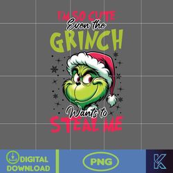 Grinch Png, Christmas Png, Merry Christmas Png, Funny Christmas Png, Christmas Shirt Png, Grinch Png (36)
