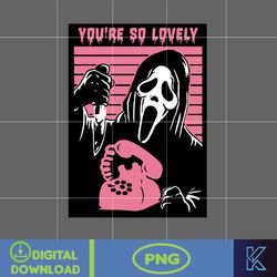 Ghostface Horror Valentine PNG, Valentine's Day Horror Character, Horror Valentine Png, Valentine's Day Png (12)
