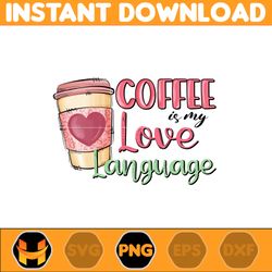 Valentine Coffee Png, Valentine Coffee Png, Valentine Drinks Png, Latte Drink Png, XOXO Png, Coffee Lover (1)