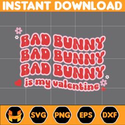 Bad Bunny Valentines Day Svg, Benito Svg, Un Valentina Sin Ti, Bad Bunny Png, Cricut Svg, Valentine's Day Svg (1)