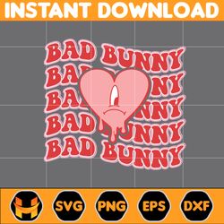 Bad Bunny Valentines Day Svg, Benito Svg, Un Valentina Sin Ti, Bad Bunny Png, Cricut Svg, Valentine's Day Svg (4)