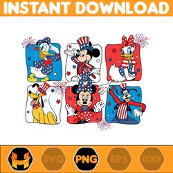 Mouse 4th Of July Png, Cartoon 4th July Png, Fourth Of July Designs, Independence Day, 4th Of July,Instant Download (12)