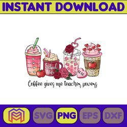 Valentine Coffee Png, Valentine Coffee Png, Valentine Drinks Png, Latte Drink Png, XOXO Png, Coffee Lover (4)
