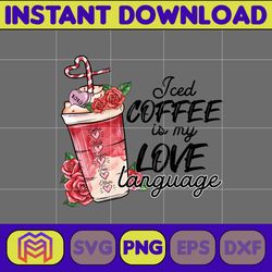 Valentine Coffee Png, Valentine Coffee Png, Valentine Drinks Png, Latte Drink Png, XOXO Png, Coffee Lover, Valentine Dig