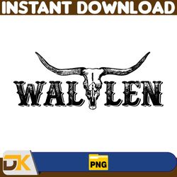 Country Western Png, Country Music Png, Retro Bull Skull Png, Wallen Bull Skull Png, Cowboy Design, Png Files High Quali
