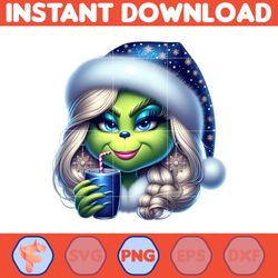 Blue Grinch Girl Png, Bougie Grinch Png (13)