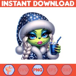 Blue Grinch Girl Png, Bougie Grinch Png (2)