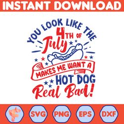 The 4th of July Svg, Red White and Blue, 4th of July Svg, Fourth of July Svg, Hot Dog Svg, Funny 4th of July
