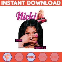 Vintage Nicki Minaj Voiture Rose Png, Nicki Minaj Png, Nicki Minaj Design, Nicki Minaj Fan, Instant Download