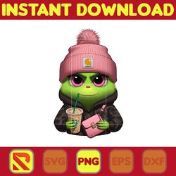Grinch bougie Hoodie Png, Colorful Boujee Png, Christmas Trending 2023 Png, Instant Download (6)