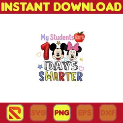 Big 100 Days Of School Png, Mouse and Friend, 100th Day of School Png, Back To School, Toy 100 Days Pop, Woody Png (85)