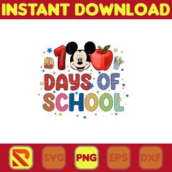 Big 100 Days Of School Png, Mouse and Friend, 100th Day of School Png, Back To School, Toy 100 Days Pop, Woody Png (130)