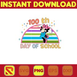 Big 100 Days Of School Png, Mouse and Friend, 100th Day of School Png, Back To School, Toy 100 Days Pop, Woody Png (162)