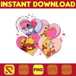 Happy Valentine's Day Png, Couple Valentine Png, Retro Valentines Png, Magical Heart Valentines, Honeymoon 2024 (6)