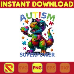 Rex Autism Superpower Png, Autism Awareness Png, Character Cartoon Autism Mouse And Friends, Super Hero Autism Png