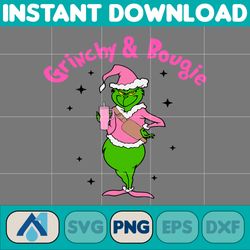 Retro Pink Grinch Png, Retro Christmas Png, Grinch Png, Grinch Png, Christmas Png, Pink Christmas Png (19)