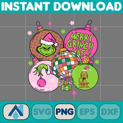 Retro Pink Grinch Png, Retro Christmas Png, Grinch Png, Grinch Png, Christmas Png, Pink Christmas Png (2)