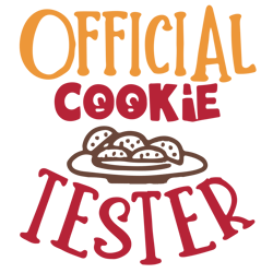 Official Cookie Tester svg, Christmas svg, Snow svg, Gingerbread svg, Santa svg, Svg Files for Cricut, cut file, dxf fil