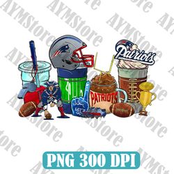Patriots Coffee Drink PNG, NFL Coffee Drink Png, NFL Coffee Png, NFL png, Digital Download