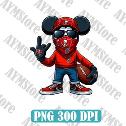 Tampa Bay Buccaneers Mickey PNG, Tampa Bay Buccaneers PNG, NFL Teams PNG, NFL PNG, Png, Instant Download