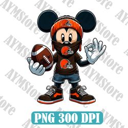 Cleveland Browns Mascot Png, Nfl Png, American Football PNG, Football Mascot, Sublimation, Digital Download