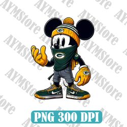 Green Bay Packers Mascot Png, Nfl Png, American Football PNG, Football Mascot, Sublimation, Digital Download