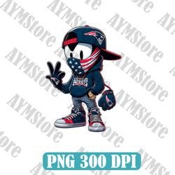 New Englan Patriots Mascot Png, Nfl Png, American Football PNG, Football Mascot, Sublimation, Digital Download