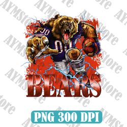 Chicago Bears Mascot Png, Nfl Mascot Png, American Football PNG, Football Mascot, Sublimation, Digital Download